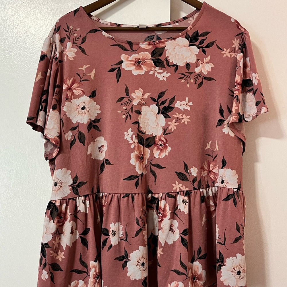 Floral Pink Blouse